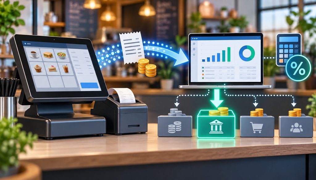 POS sales tax liability account mapping to accounting software