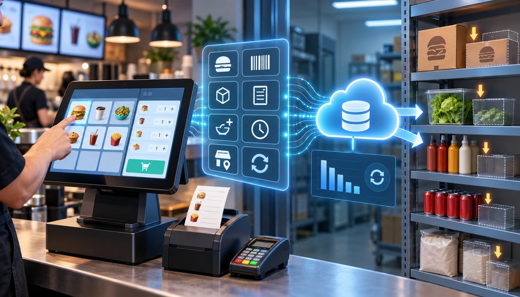 POS data export automatically updating inventory stock levels